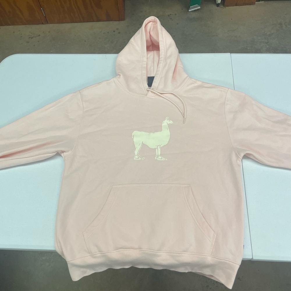 Nike SB llama hoodie size large, light pink, perfect condition